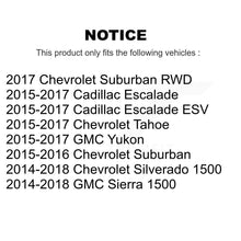 Charger l&#39;image dans la galerie, Rear Disc Rotors Ceramic Pads Parking Shoes Hardware Kit For GMC Chevrolet 1500