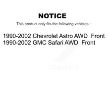 Charger l&#39;image dans la galerie, Front Brake Rotor &amp; Ceramic Pad Kit For 1990-2002 Chevrolet Astro GMC Safari AWD
