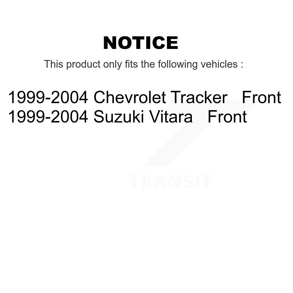 Kit de plaquettes de frein avant en céramique, pour Chevrolet Tracker Suzuki Vitara 1999 – 2004 