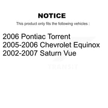 Load image into Gallery viewer, Front Disc Brake Rotors Ceramic Pad Kit For Saturn Vue Chevrolet Equinox Pontiac