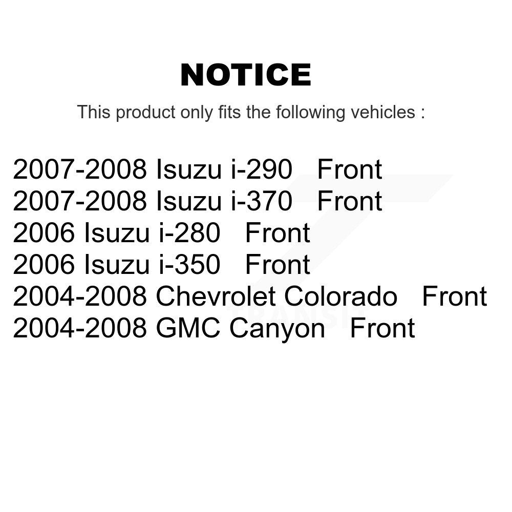 Kit de plaquettes de frein avant en céramique, pour Chevrolet Colorado GMC Canyon Isuzu i-290 