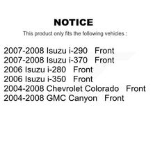 Charger l&#39;image dans la galerie, Kit de plaquettes de frein avant en céramique, pour Chevrolet Colorado GMC Canyon Isuzu i-290 