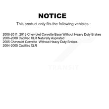 Load image into Gallery viewer, Front Disc Brake Rotors And Ceramic Pads Kit For Chevrolet Corvette Cadillac XLR