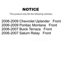 Charger l&#39;image dans la galerie, Front Brake Rotor &amp; Ceramic Pad Kit For Chevrolet Uplander Buick Terraza Pontiac