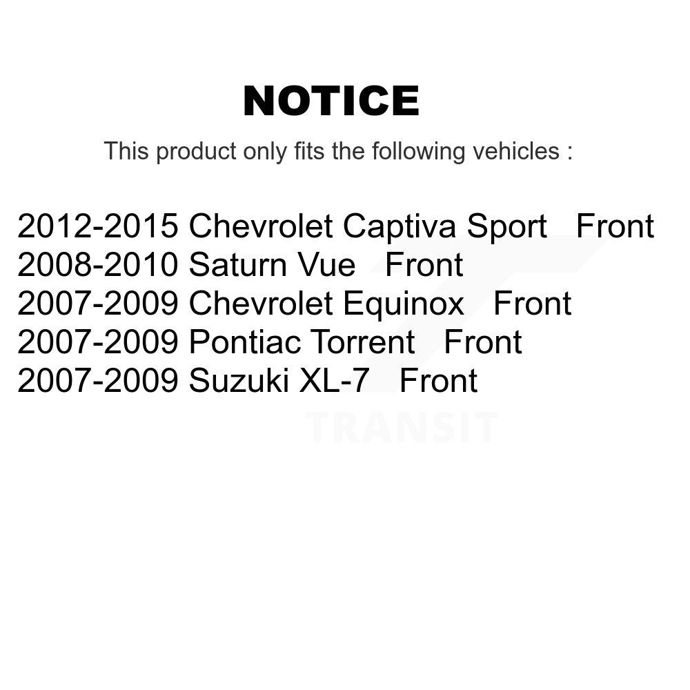 Front Brake Rotor Ceramic Pad Kit For Chevrolet Equinox Saturn Vue Captiva Sport