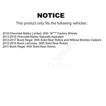 Load image into Gallery viewer, Front Disc Brake Rotor Ceramic Pad Kit For Chevrolet Malibu Buick LaCrosse Regal