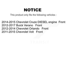Charger l&#39;image dans la galerie, Front Brake Rotors Ceramic Pad Kit For Chevrolet Cruze Buick Verano Volt Orlando