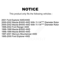 Load image into Gallery viewer, Front Brake Rotor &amp; Ceramic Pad Kit For Ford Ranger Explorer Mercury Mountaineer