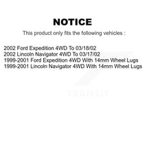 Load image into Gallery viewer, Front Disc Brake Rotor Ceramic Pad Kit For Ford Expedition Lincoln Navigator 4WD