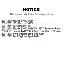 Load image into Gallery viewer, Front Disc Brake Rotor Ceramic Pad Kit For Ford Ranger Explorer Sport Trac Mazda