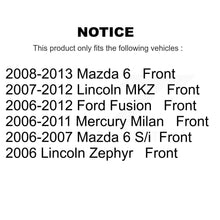 Charger l&#39;image dans la galerie, Front Brake Rotors &amp; Ceramic Pad Kit For Ford Fusion Mazda 6 Lincoln MKZ Mercury