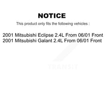 Charger l&#39;image dans la galerie, Front Brake Rotors Ceramic Pad Kit For Mitsubishi Eclipse Galant From 06/01 2.4L