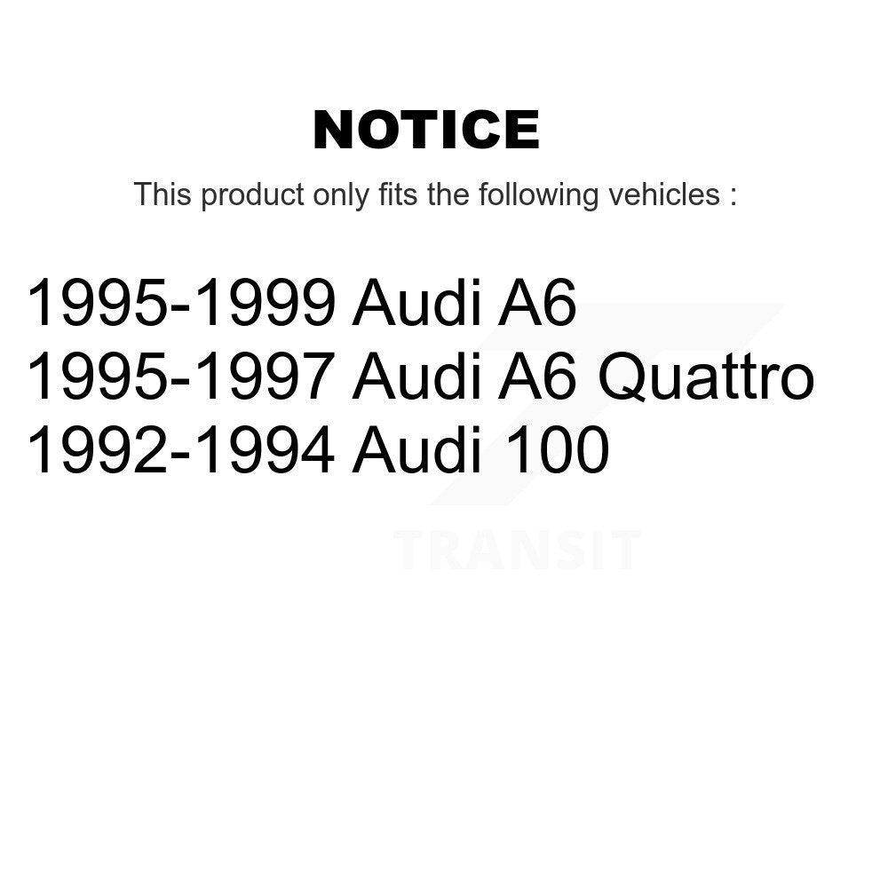 Front Disc Brake Rotors And Ceramic Pads Kit For Audi A6 Quattro 100