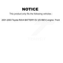 Charger l&#39;image dans la galerie, Front Brake Rotor And Ceramic Pad Kit For Toyota RAV4 BATTERY EV (EV BEV) engine