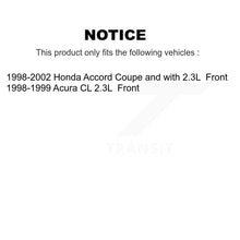 Load image into Gallery viewer, Front Disc Brake Rotors And Ceramic Pads Kit For Honda Accord Acura CL