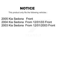 Charger l&#39;image dans la galerie, Front Disc Brake Rotors And Ceramic Pads Kit For Kia Sedona