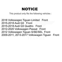 Charger l&#39;image dans la galerie, Front Brake Rotor &amp; Ceramic Pad Kit For Volkswagen Passat Tiguan Audi Q3 Quattro