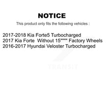 Load image into Gallery viewer, Front Disc Brake Rotor And Ceramic Pad Kit For Kia Forte Hyundai Veloster Forte5