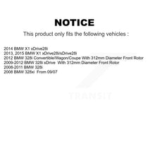 Load image into Gallery viewer, Front Disc Brake Rotors And Ceramic Pads Kit For BMW 328i xDrive X1 328xi 323i