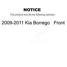 Charger l&#39;image dans la galerie, Front Disc Brake Rotors And Ceramic Pads Kit For 2009-2011 Kia Borrego