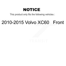 Load image into Gallery viewer, Front Disc Brake Rotors And Ceramic Pads Kit For 2010-2015 Volvo XC60