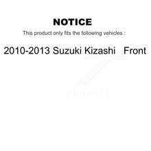 Load image into Gallery viewer, Front Disc Brake Rotors And Ceramic Pads Kit For 2010-2013 Suzuki Kizashi