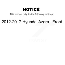 Charger l&#39;image dans la galerie, Front Disc Brake Rotors And Ceramic Pads Kit For 2012-2017 Hyundai Azera