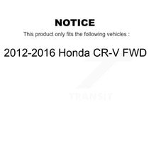 Charger l'image dans la galerie, [Front] 2012-2016 Honda CR-V FWD Premium OE Brake Rotors &amp; Ceramic Pads Kit For Max Braking