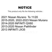 Load image into Gallery viewer, Front Brake Rotor And Ceramic Pad Kit For Nissan Pathfinder Murano INFINITI QX60
