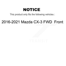 Load image into Gallery viewer, Front Disc Brake Rotors And Ceramic Pads Kit For 2016-2021 Mazda CX-3 FWD