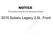 Load image into Gallery viewer, Front Disc Brake Rotors And Ceramic Pads Kit For 2015 Subaru Legacy 2.5L