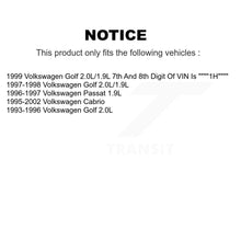 Load image into Gallery viewer, Front Disc Brake Rotors And Ceramic Pads Kit For Volkswagen Cabrio Golf Passat