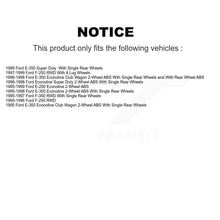Load image into Gallery viewer, Front Brake Rotor Hub Ceramic Pad Kit For Ford F-350 F-250 E-250 Econoline E-350