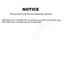 Load image into Gallery viewer, Front Disc Brake Rotors Hub Assembly And Ceramic Pads Kit For Ford F-150