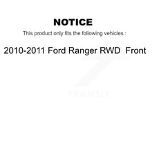 Charger l&#39;image dans la galerie, Front Disc Brake Rotors Hub And Ceramic Pads Kit For 2010-2011 Ford Ranger RWD