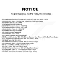Load image into Gallery viewer, Front Rear Brake Rotor Ceramic Pad Kit For Chevrolet Silverado 1500 GMC Tahoe XL