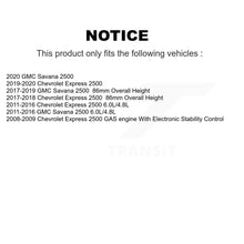 Load image into Gallery viewer, Front Rear Brake Rotor And Ceramic Pad Kit For Chevrolet Express 2500 GMC Savana