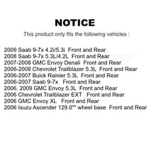 Load image into Gallery viewer, Front Rear Brake Rotor &amp; Ceramic Pad Kit For Chevrolet Trailblazer GMC Envoy EXT