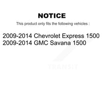 Load image into Gallery viewer, Front Rear Brake Rotor And Ceramic Pad Kit For Chevrolet Express 1500 GMC Savana