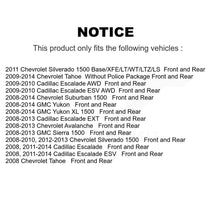 Load image into Gallery viewer, Front Rear Brake Rotor &amp; Ceramic Pad Kit For Chevrolet Silverado 1500 GMC Sierra