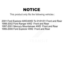 Charger l'image dans la galerie, Front Rear Disc Brake Rotor And Ceramic Pad Kit For Ford Ranger Explorer Mercury