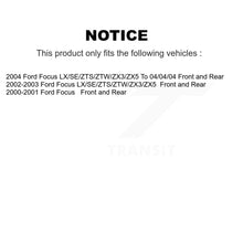 Load image into Gallery viewer, Front Rear Disc Brake Rotors And Ceramic Pads Kit For Ford Focus