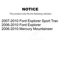 Load image into Gallery viewer, Front Rear Disc Brake Rotor Ceramic Pad Kit For Ford Explorer Sport Trac Mercury