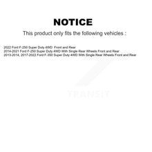 Load image into Gallery viewer, Front Rear Disc Brake Rotors Ceramic Pad Kit For Ford F-250 Super Duty F-350 4WD