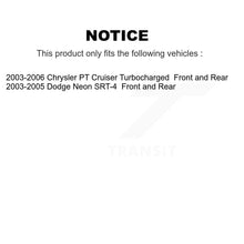 Load image into Gallery viewer, Front Rear Disc Brake Rotor &amp; Ceramic Pad Kit For Chrysler PT Cruiser Dodge Neon