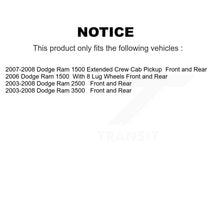 Charger l'image dans la galerie, Front Rear Disc Brake Rotors And Ceramic Pads Kit For Dodge Ram 2500 1500 3500