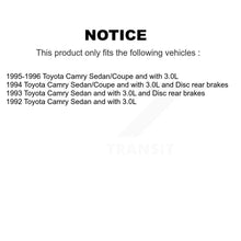 Charger l'image dans la galerie, Front Rear Disc Brake Rotors And Ceramic Pads Kit For Toyota Camry