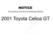 Charger l'image dans la galerie, [Front+Rear] 2001 Toyota Celica GT Premium OE Brake Rotors &amp; Ceramic Pads Kit For Max Braking