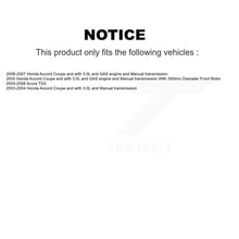 Load image into Gallery viewer, Front Rear Disc Brake Rotors And Ceramic Pads Kit For Honda Accord Acura TSX