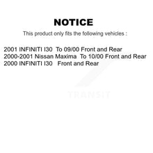 Load image into Gallery viewer, Front Rear Brake Rotor &amp; Ceramic Pad Kit For Nissan Maxima Infiniti I30 INFINITI